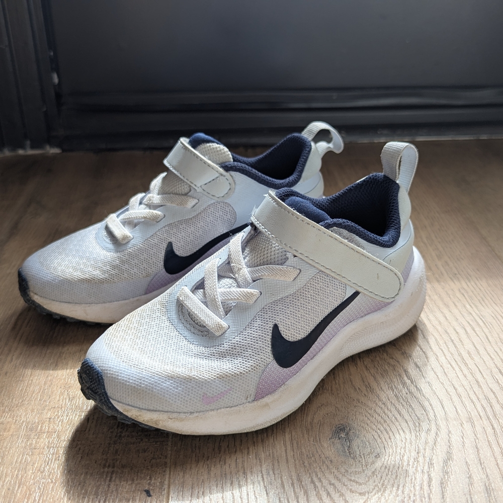 Kids White Nike Shoes